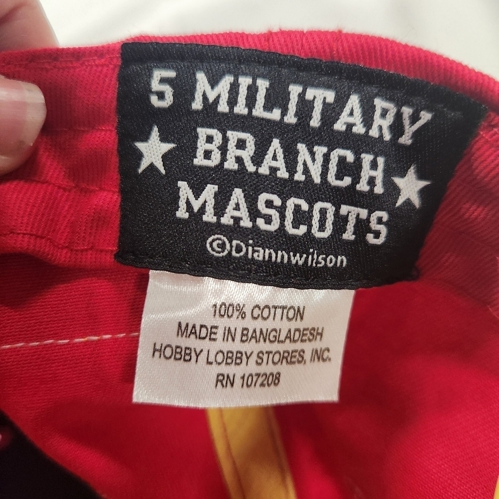 USMC Operation Shockwave red baseball cap new with tags United States Marine C - Picture 9 of 9
